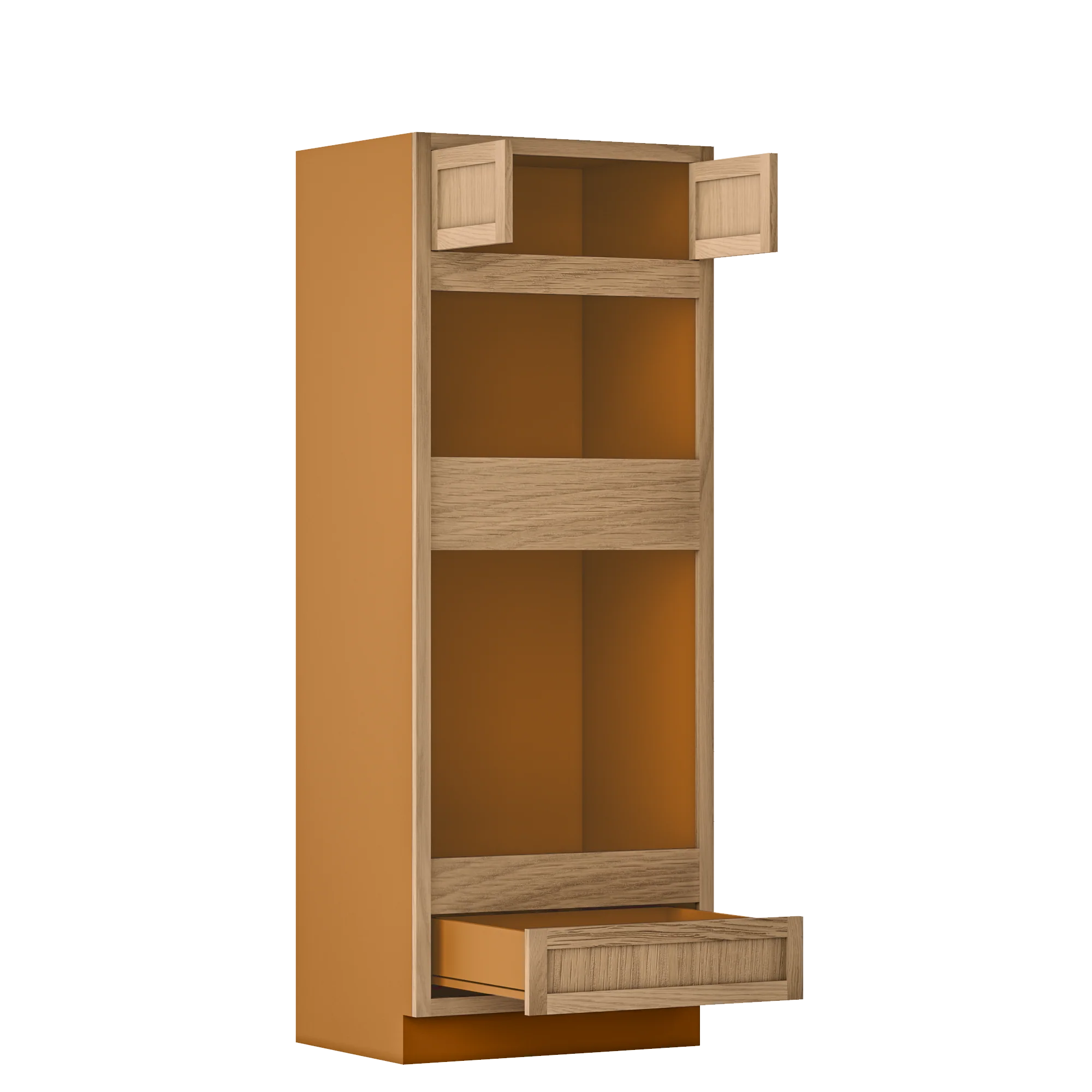 Wall Oven White Oak Inset Shaker Cabinet 31.5" & 33 Wide Wide - Image 6