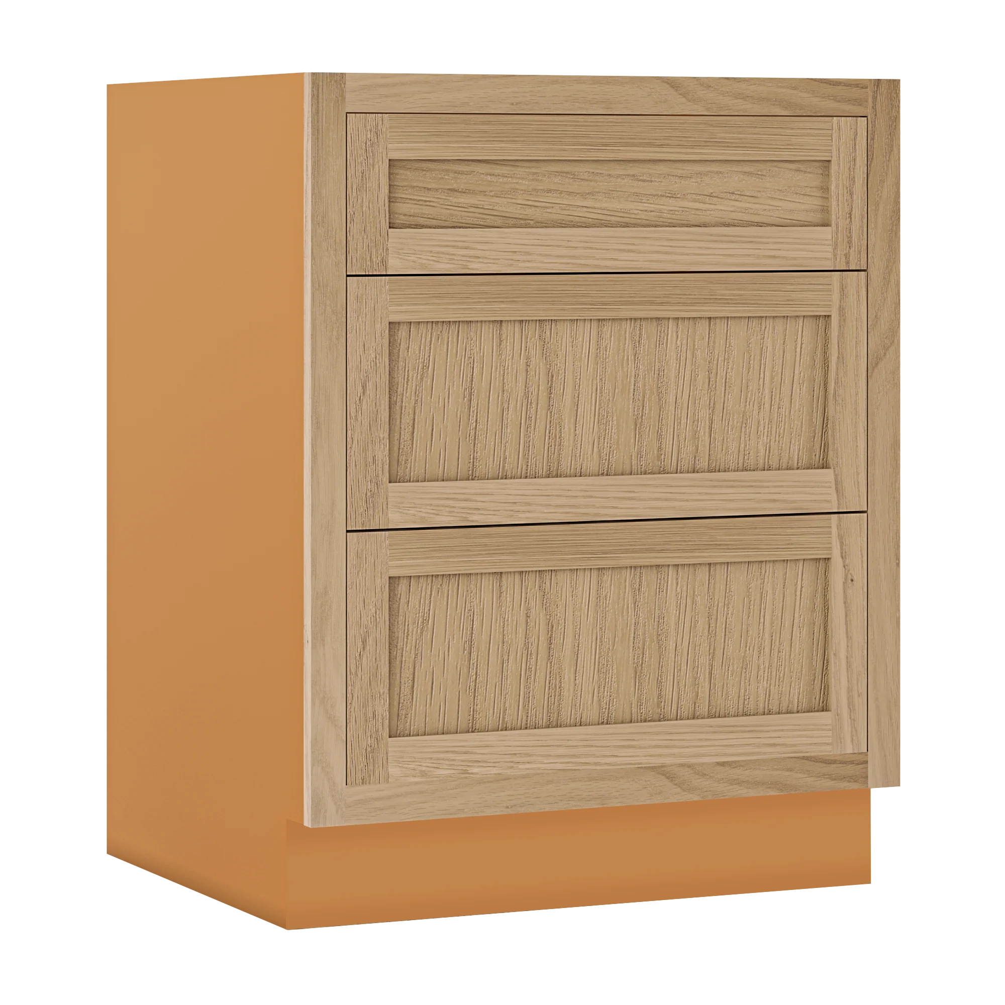 White Oak Shaker Inset Vanity 21" Deep - 32" Tall -  Drawer Base Cabinet - 12", 15", 18", 21", 24",27", 30", 33" & 36" - Special Order - Image 11